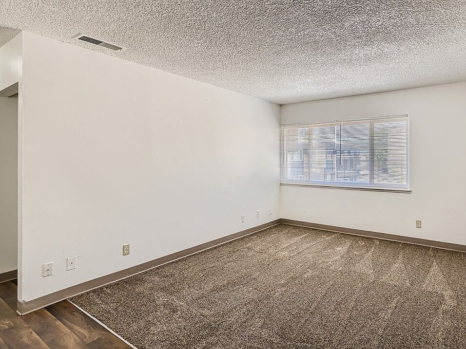 Carpeted Living Room With Natural Light