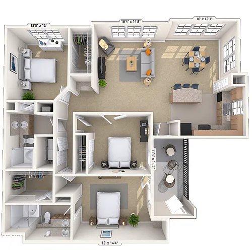 Floor plan Laurent
