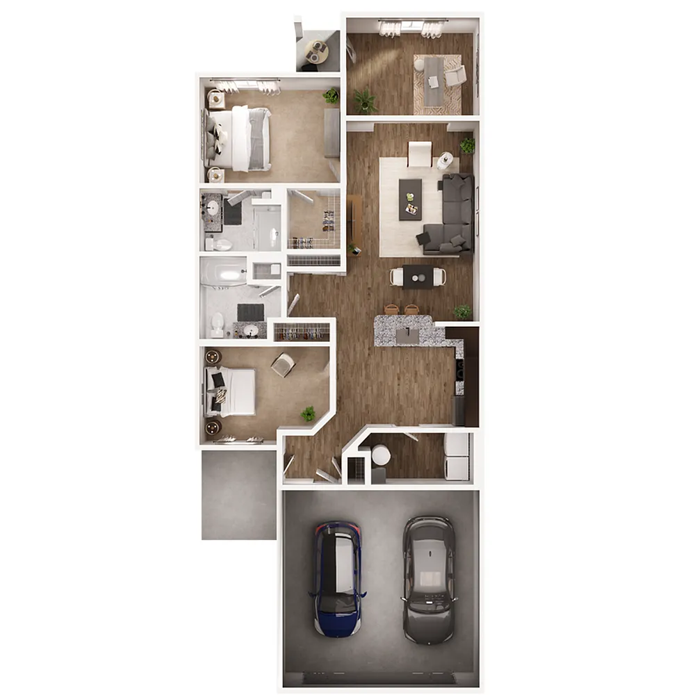 Floor plan Isleworth 4 Deluxe with Den