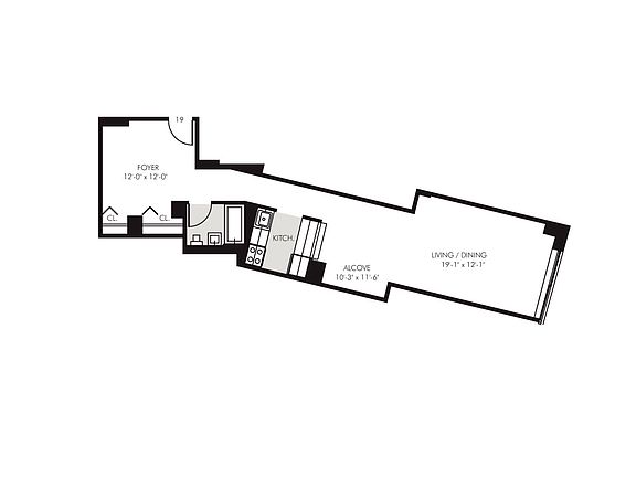 2nd image of 45 Wall St APT 1019