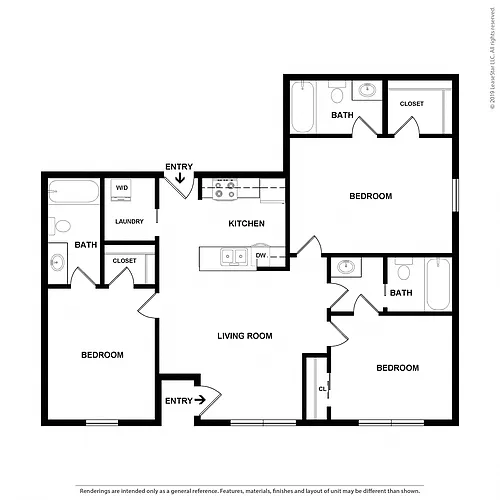 Floor plan RAIL3x2A