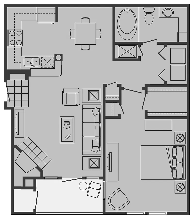 Floor plan B