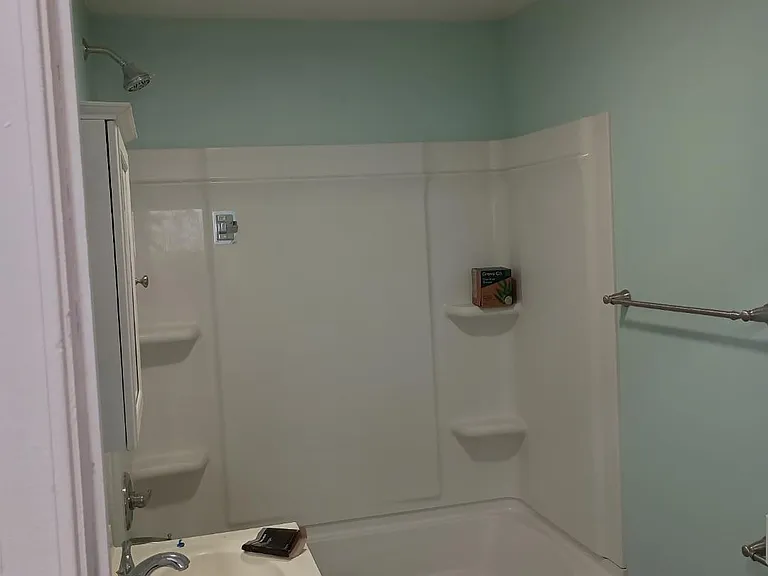 View of fully remodeled bathroom