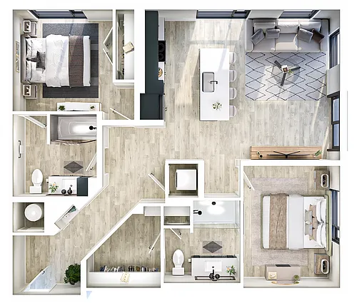 Floor plan B6