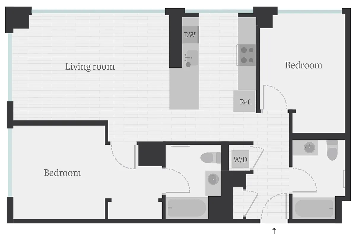 Floor plan Victory Gardens