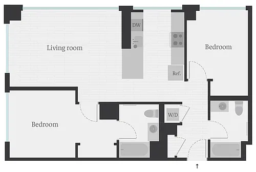 Floor plan Victory Gardens