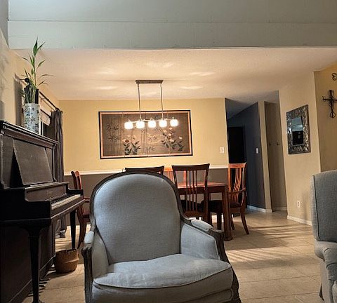 Living and dining rooms.