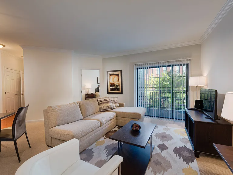 Private balcony and patio off living area for outdoor space
