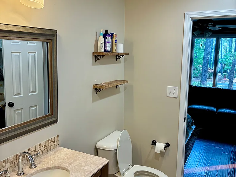 Jack and Jill Bathroom between bedroom 2 & 3.