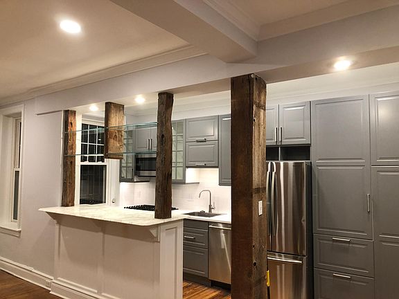 Antique barn-wood beams