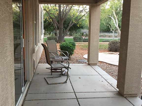 Large covered patio