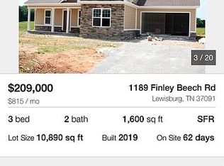 1189 Finley Beech Rd., Lewisburg, TN 37091