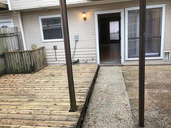 Garage door opens into Back Patio