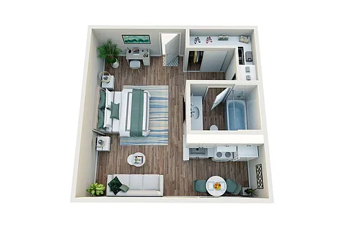 Floor plan Studio