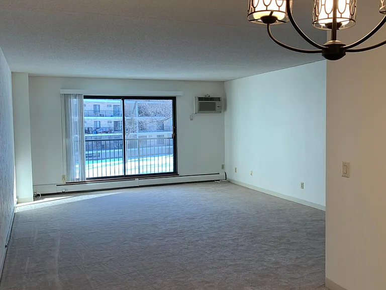 Living room and dining room