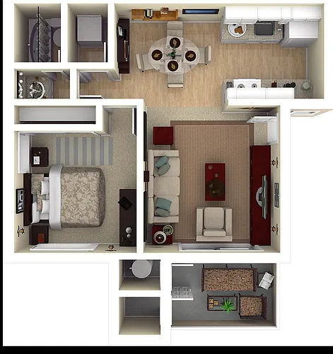 Floor plan 1X1