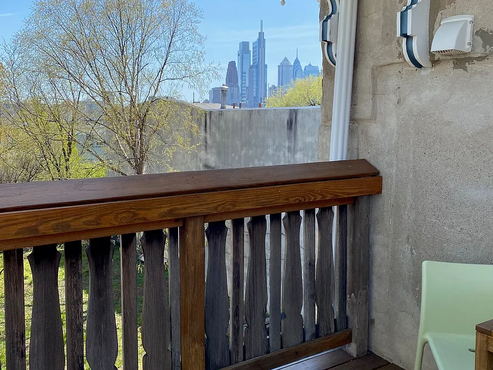 Private deck with City view