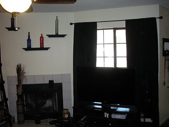 Fireplace in living room