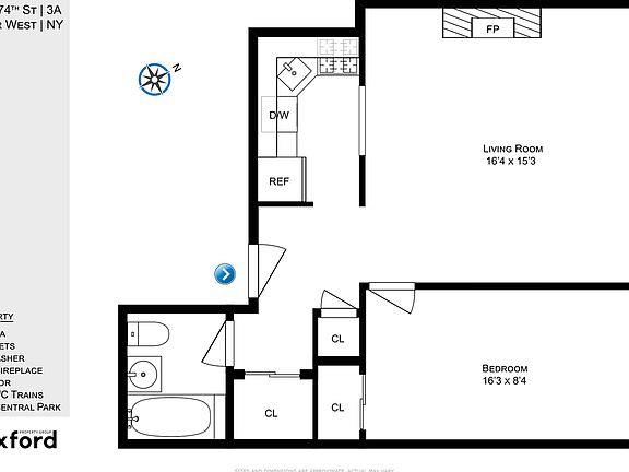2nd image of 38 W 74th St APT 3A