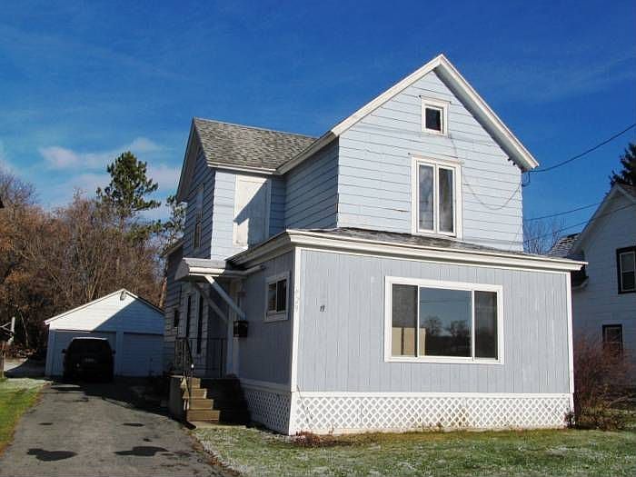 Front view of the home