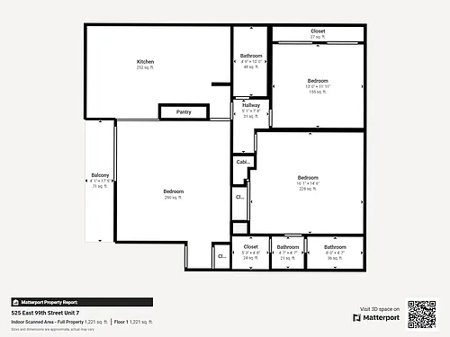 Floor plan 2 Bed 2 Bath