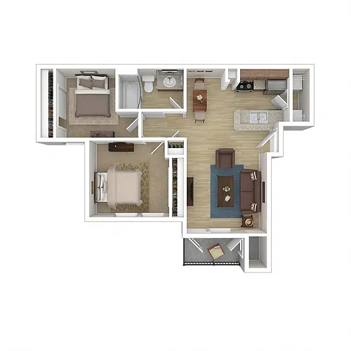 Floor plan B1A