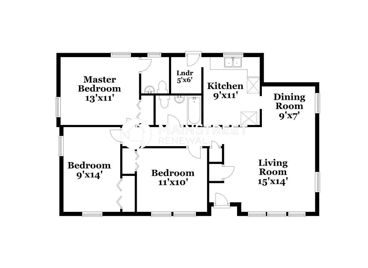 Floor Plan - 1129 Roebuck Lawn Dr