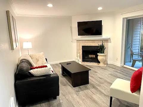 Open living space. Fresh new paint and flooring throughout.