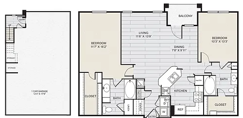 Floor plan B3 Garage