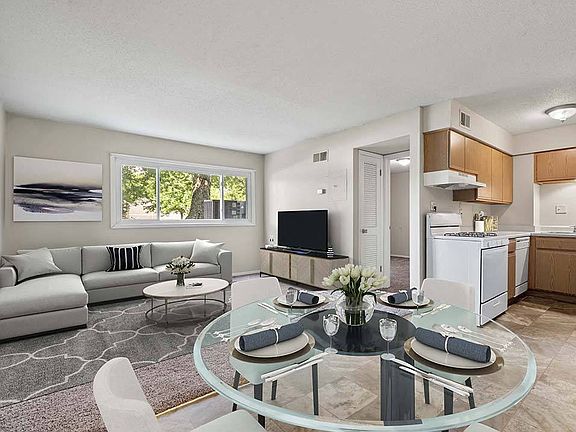 Open concept one bedroom