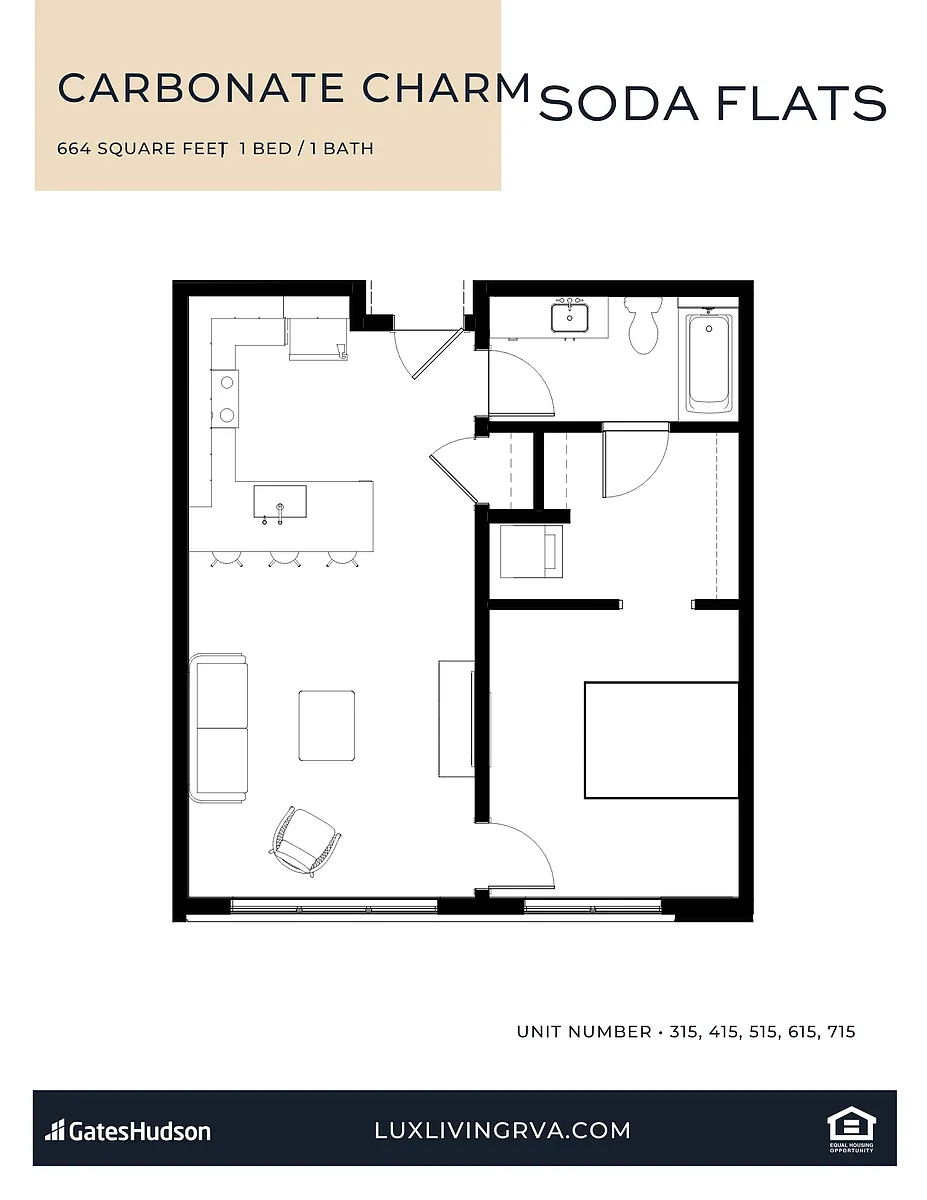 Floor plan Carbonate Charm