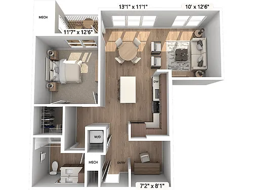 Floor plan AM20D-004-203