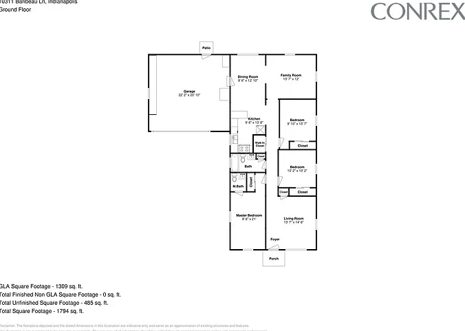 3 bed, 1.5 bath, 1834 sqft, $1,640 — Photo 2