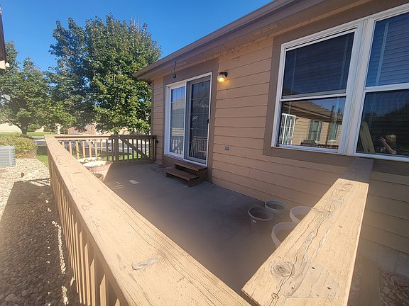 Deck off the dining area