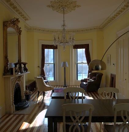 Parlor level - view to front