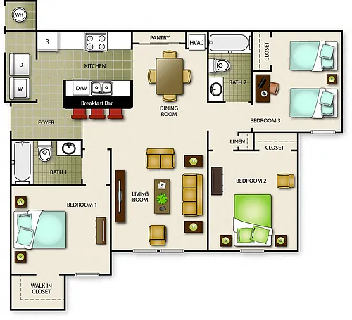 Floor plan Palmer