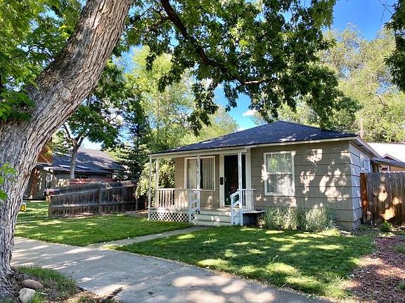 Street view with front porch.