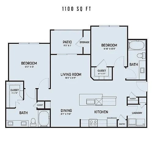 Floor plan B2-Sparrow 100%