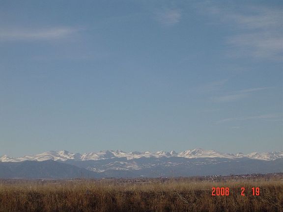 View from back garden