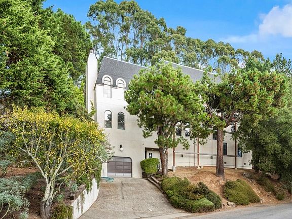 Private driveway and garage