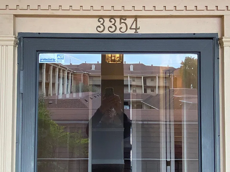 Front door.