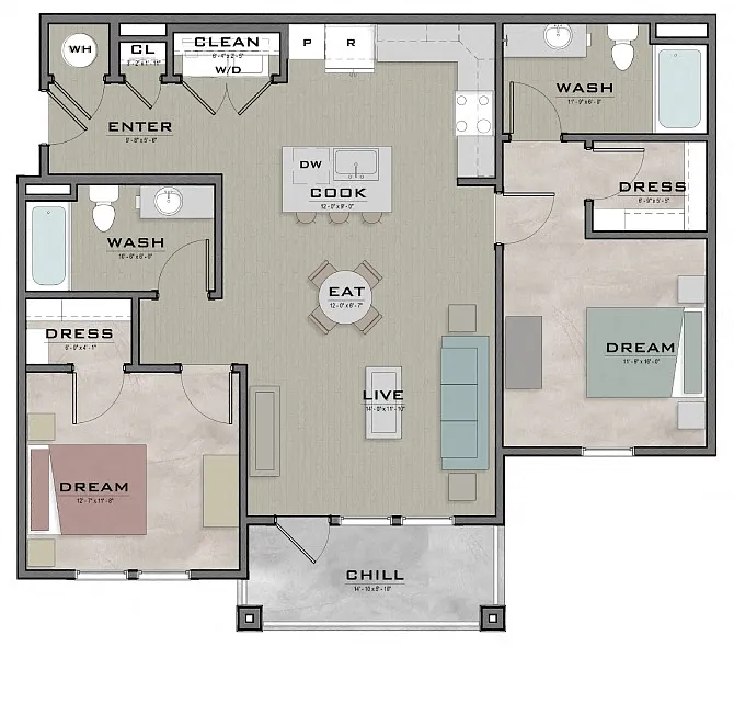 Floor plan B1