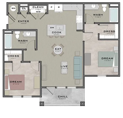 Floor plan B1