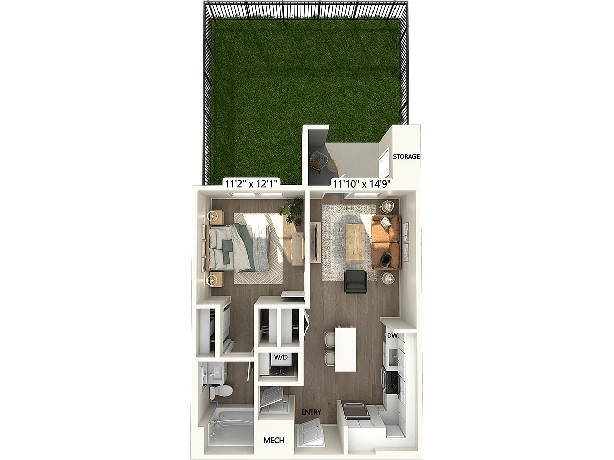 Floor plan A1-Finish1-630-350