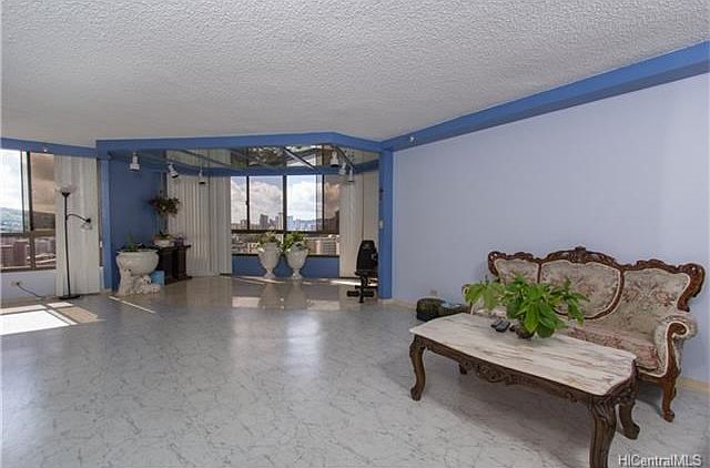 spacious living room area