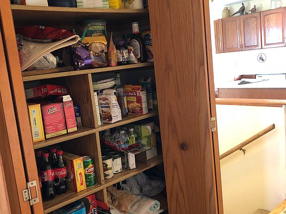 Pantry by kitchen