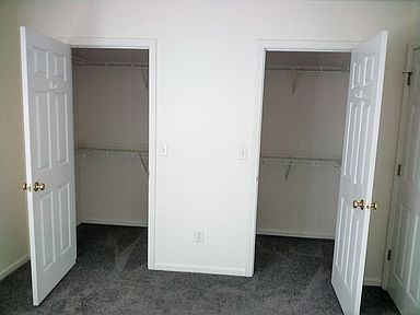 Primary bdrm double closets.