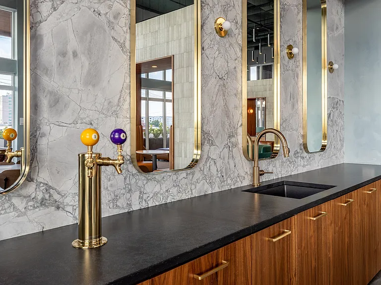 Curated Resident Lounge Perfect for Entertaining
