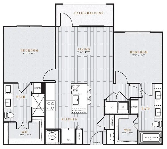 Floor plan B2