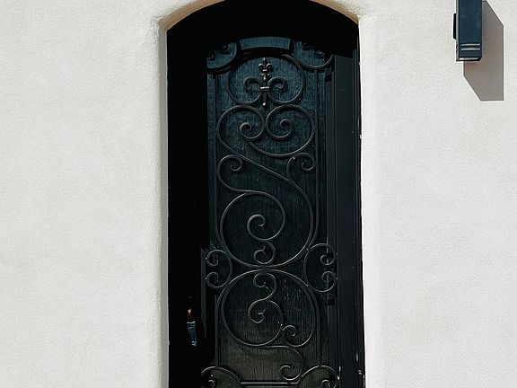 Iron Front Door